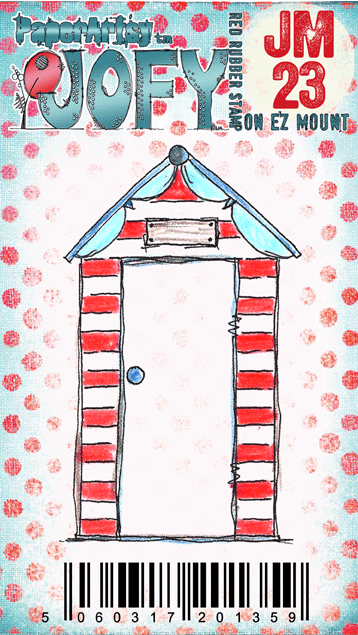PaperArtsy - JOFY MINI 23 Beach House 1 - Rubber Cling Mounted Stamp Set