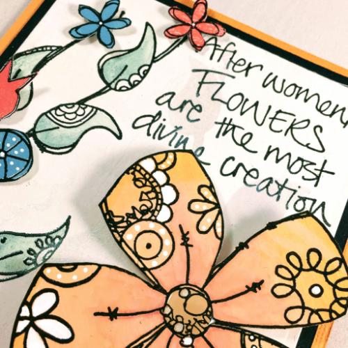 PaperArtsy - JOFY 59 - Rubber Cling Mounted Stamp Set