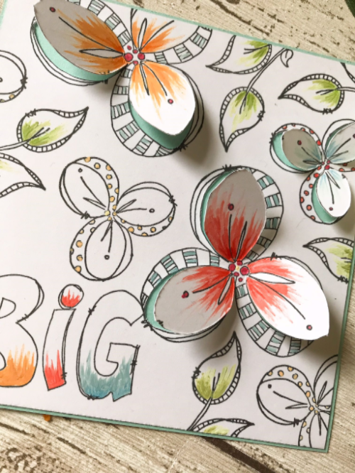 PaperArtsy - JOFY 61 - Rubber Cling Mounted Stamp Set