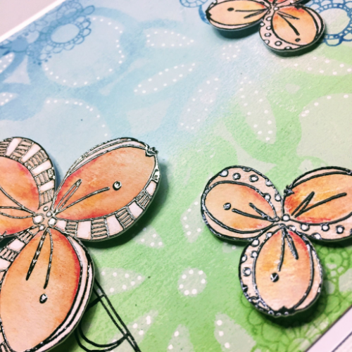 PaperArtsy - JOFY 61 - Rubber Cling Mounted Stamp Set